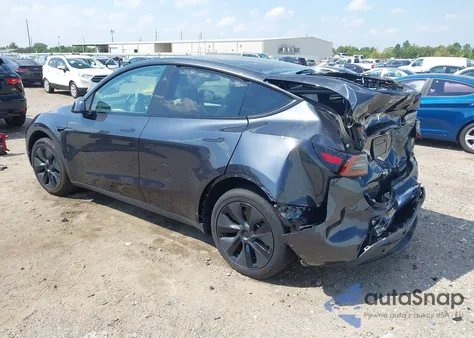 2025 Tesla Model Y Long Range Dual Motor All-Wheel Drive из США, поврежденный, VIN 7SAYGDED5SF321430